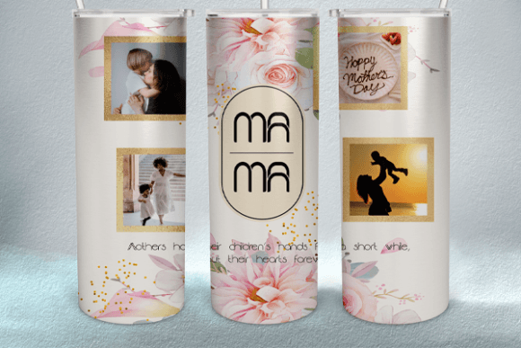 Download Mama Photo 20 Oz Skinny Tumbler Png File - Tumbler png Collection