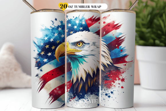 Download American Eagle Flag July 4th Tumbler Png - Tumbler png Collection
