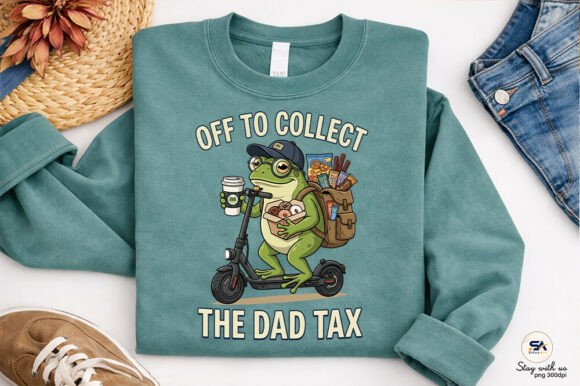 Download Dad Tax Funny Frog Dad PNG Humor Shirt - Dad png Collection
