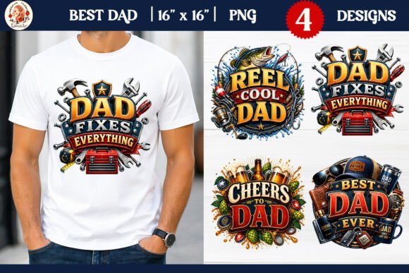 Download Best Dad PNG, Father’s Day T-Shirt - Dad png Collection
