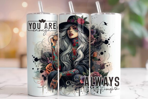 Download You Are Enough Inspirational Tumbler PNG - Tumbler png Collection