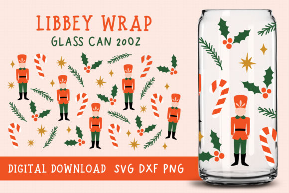 Download Full Wrap for Libbey Can 20OZ Christmas - Full wrap Collection