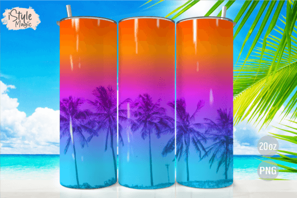 Download Beach Sunset Summer Tropical Tumbler PNG - Tumbler png Collection